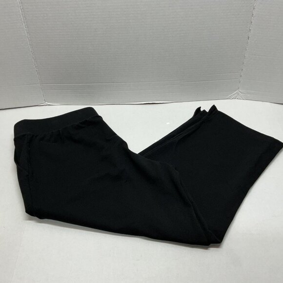 Large Set Sport Savvy Striped/Solid French Terry Short Sleeve & Crop Pant Set - Picture 10 of 13